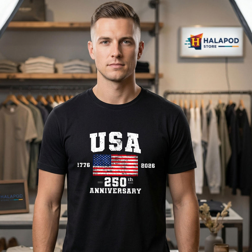America US Flag 4th Of July Shirt Patriotic 250th Anniversary 2026 USA Gifts