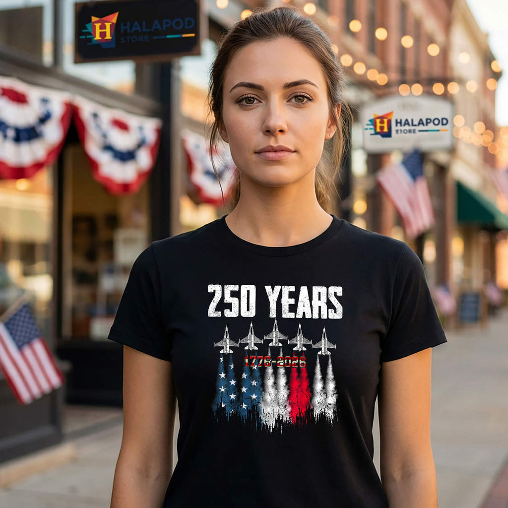 American 1776 2026 Birthday Shirt 250 Years USA 250th 4th Of July Celebration