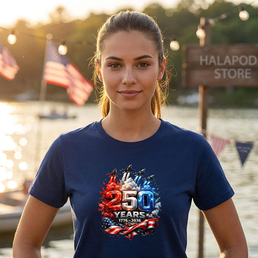 American USA Patriotic 250th Shirt 2026 Fourth Of July Anniversary Fan Gear