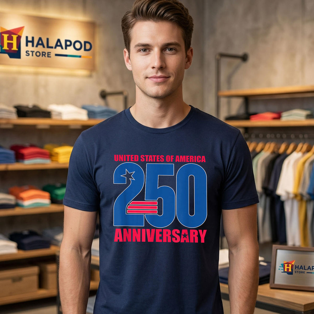 Americas 250th Anniversary 4th Of July Shirt 2026 USA Classic Celebration Gift