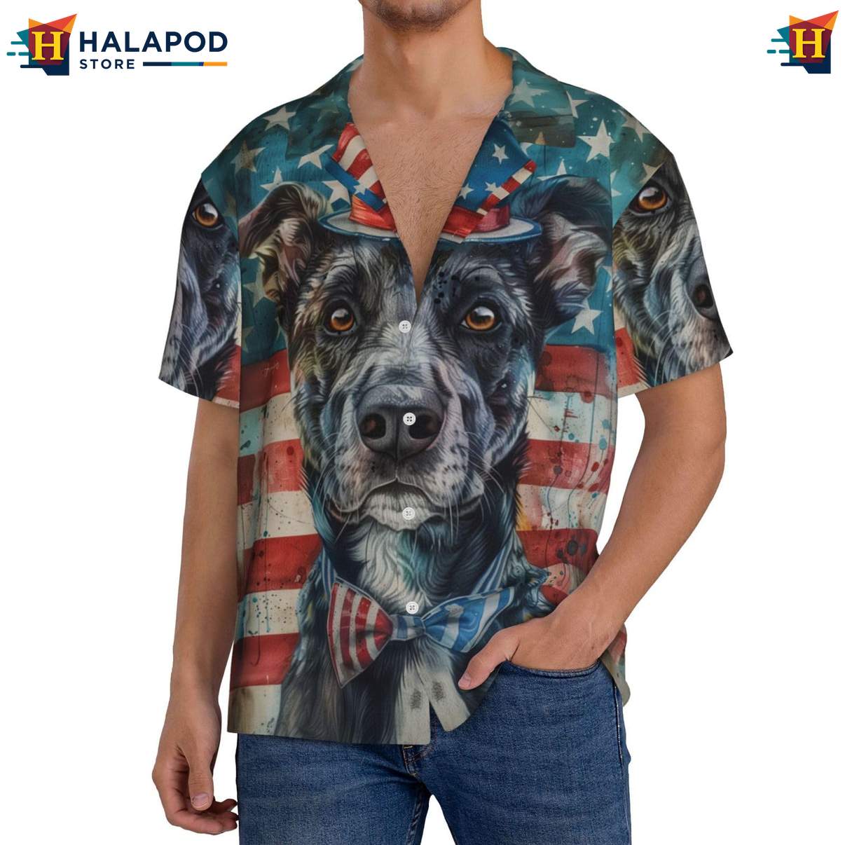 Anatolian Shepherd Dog Aloha Shirt Mens Pattern Summer Beach Button Down