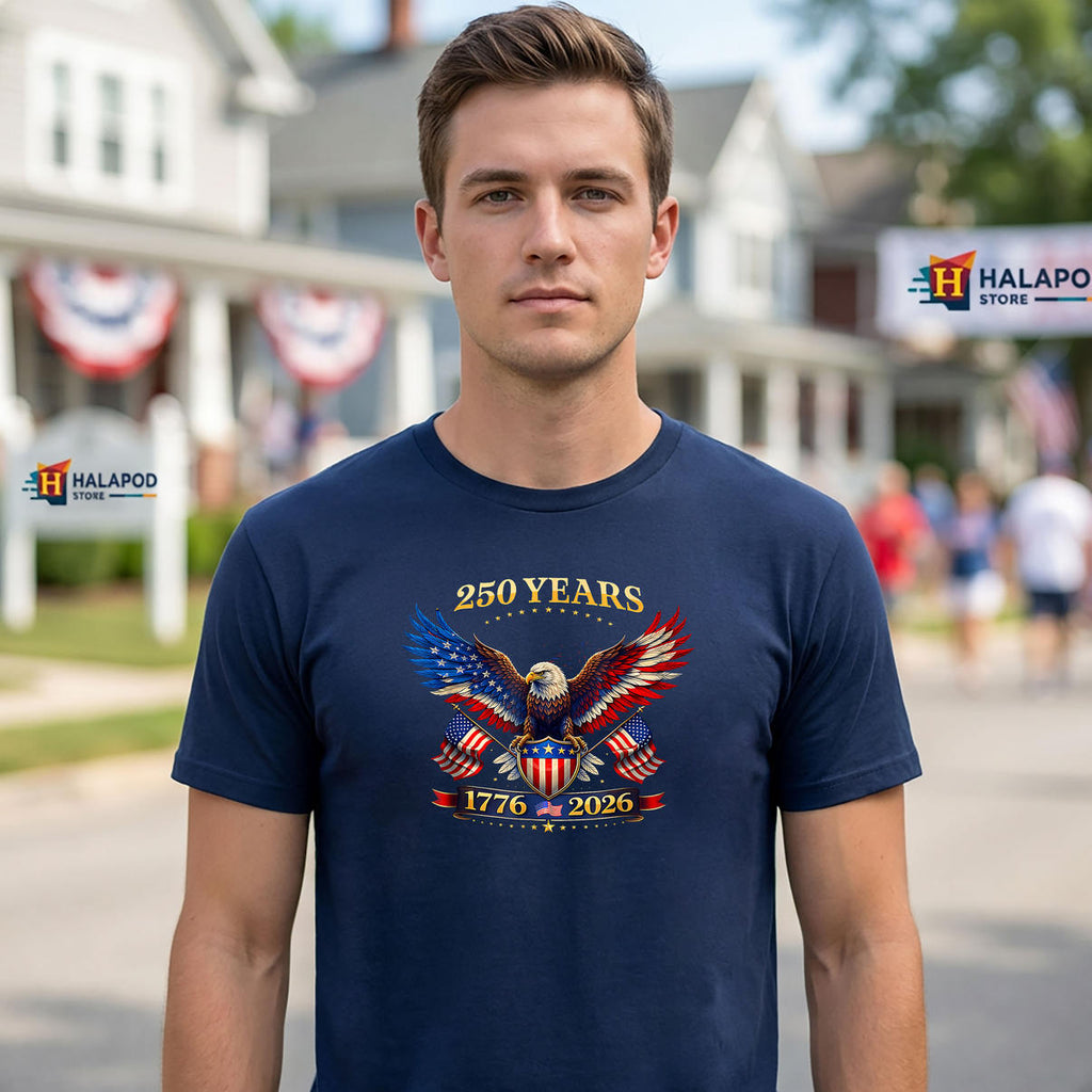 Anniversary American 250th 1776 Shirt 2026 Fourth Of July Patriotic Apparel
