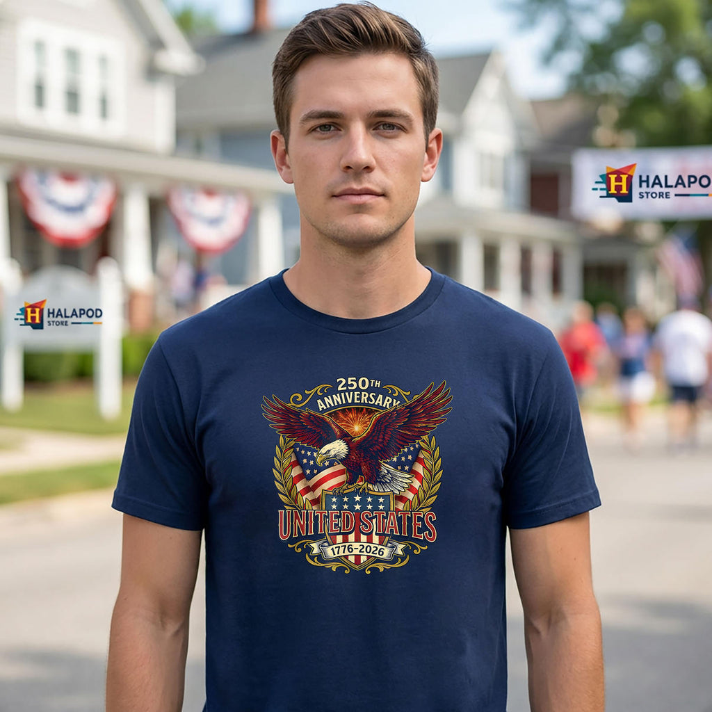 Anniversary Fourth Of July 250th Shirt 2026 American 1776 Patriotic Apparel