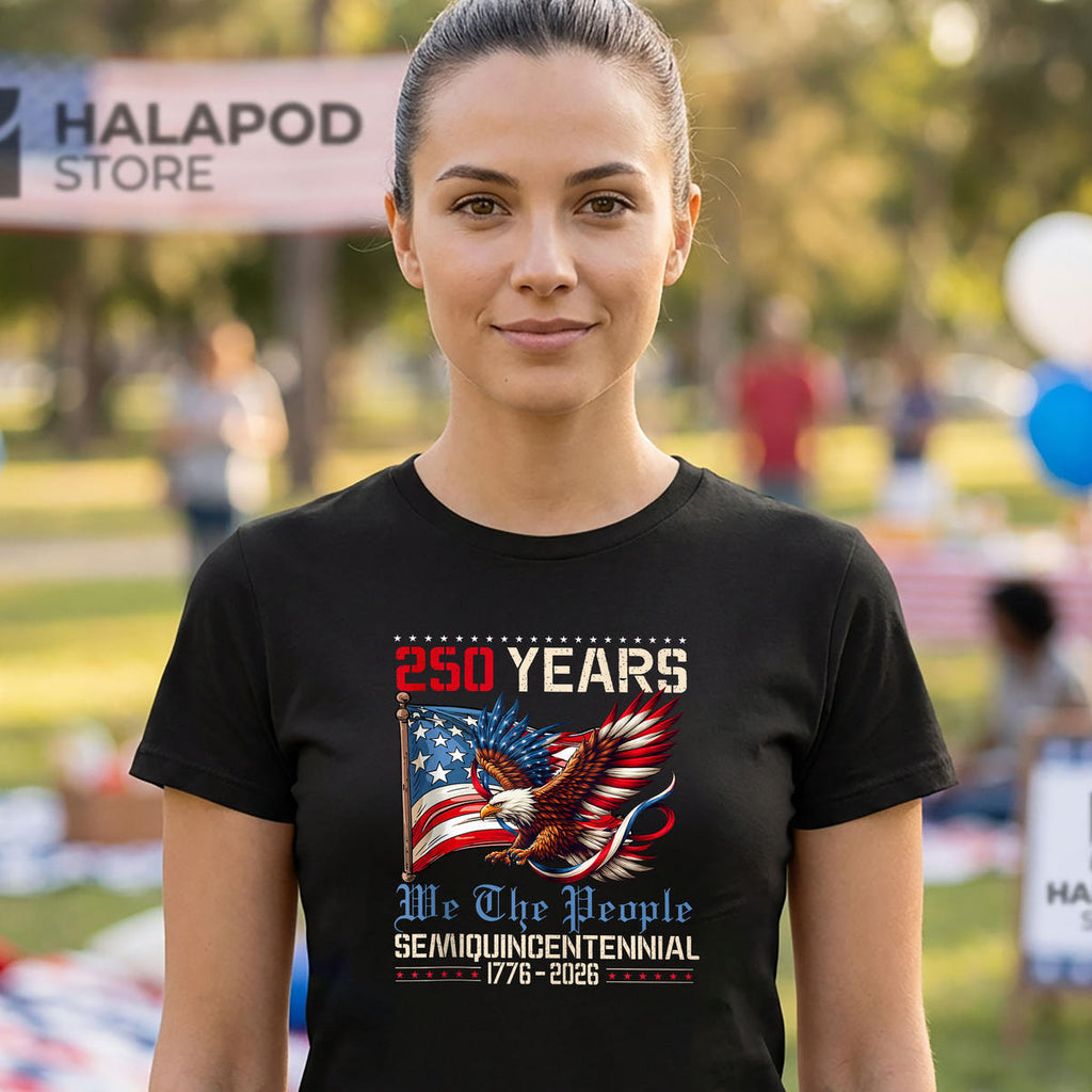Anniversary USA Flag American 250th Shirt 2026 Fourth Of July US Fan Apparel