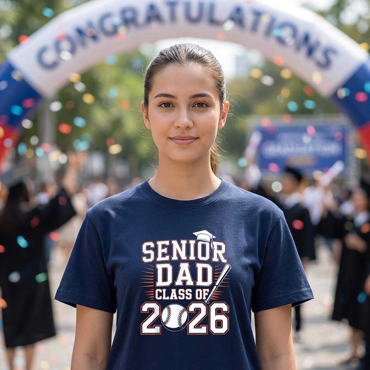Baseball Senior Dad 2026 Shirt Class Of Graduate Graduation Graphic For Womens