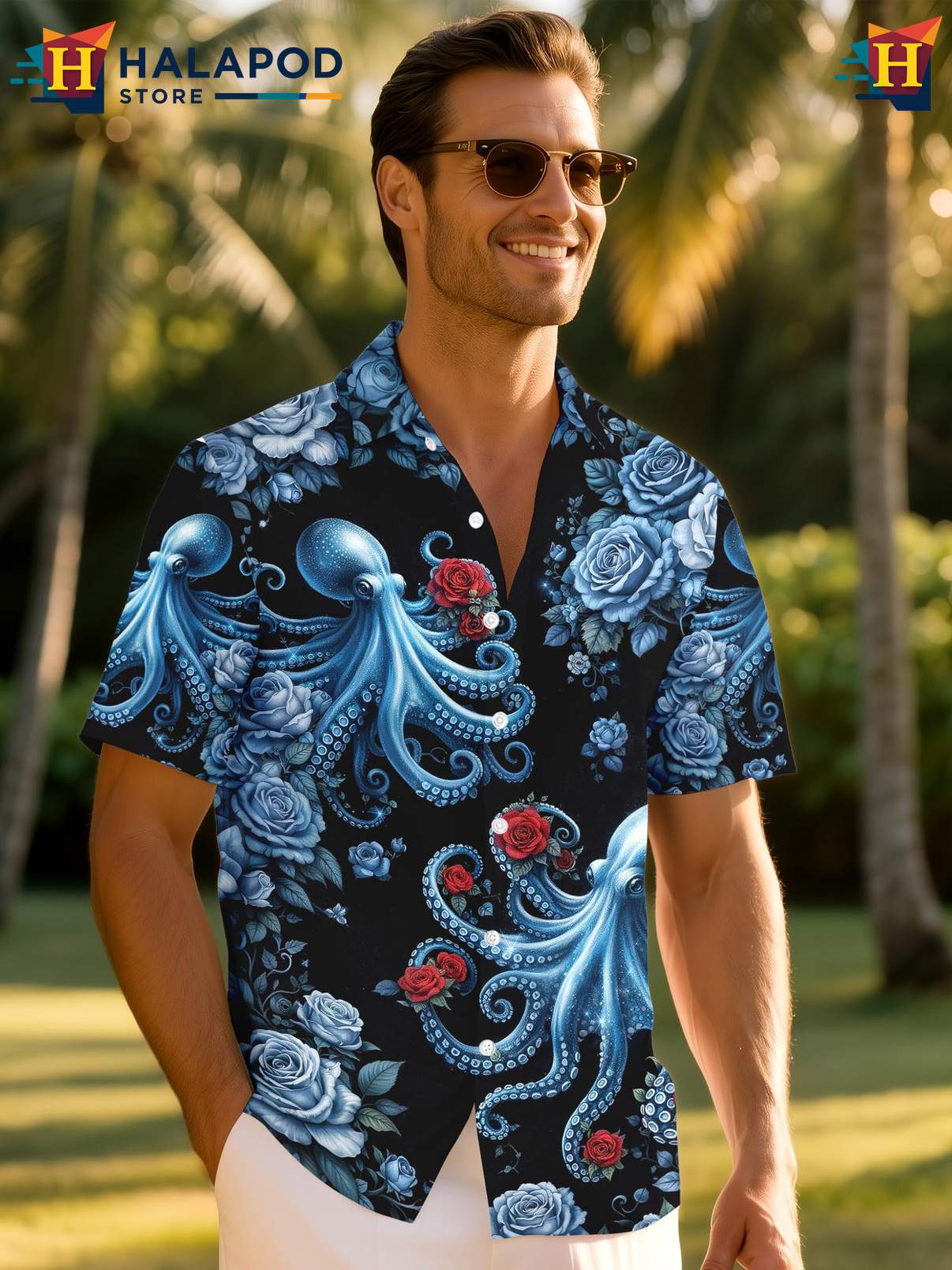 Beach Tropical Shirt For Men Funny Novelty Crazy Graphic Summer Holiday Wear