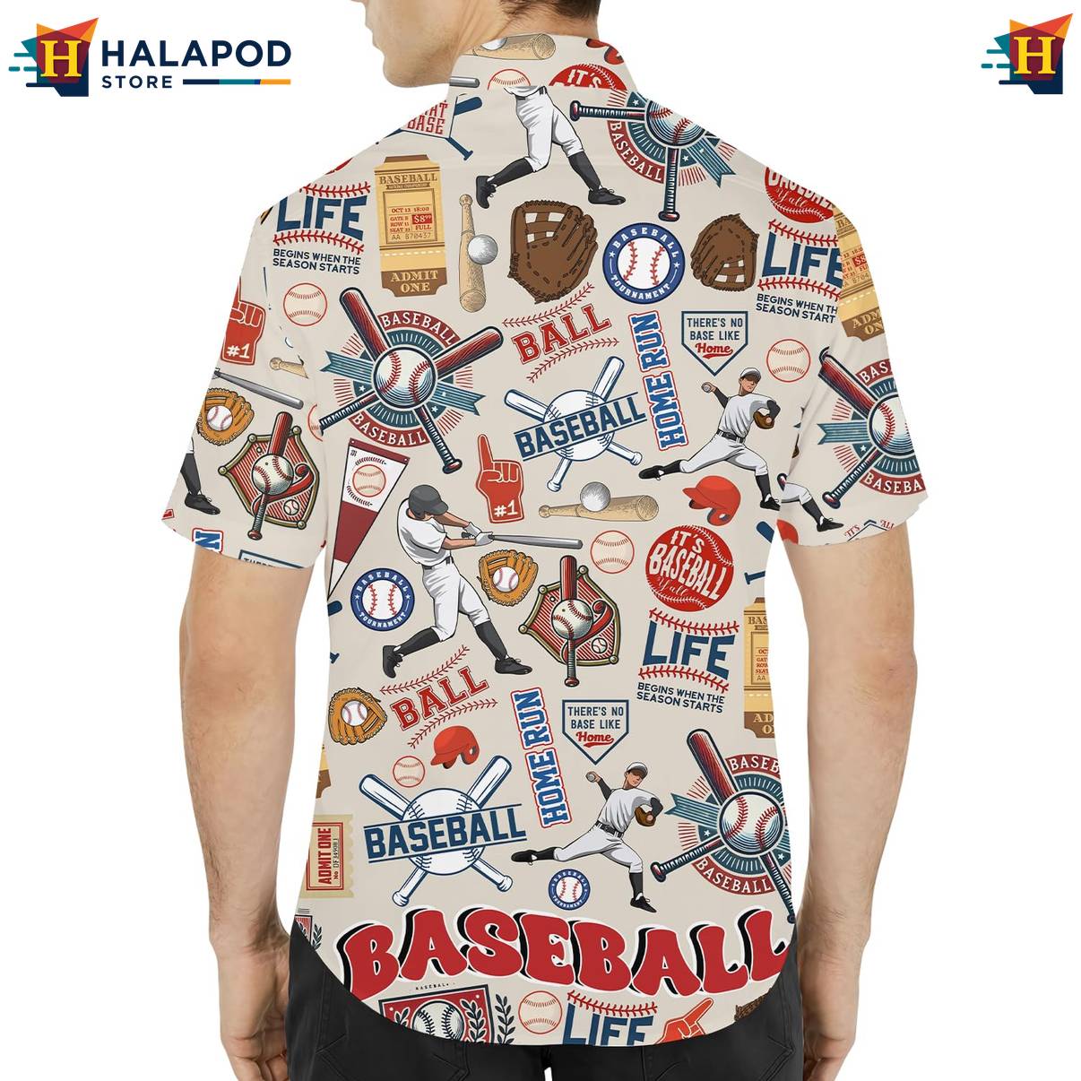 Beigh Baseball Funny Short-sleeve button-up shirt Alien UFO Short Sleeve Button Down Tops