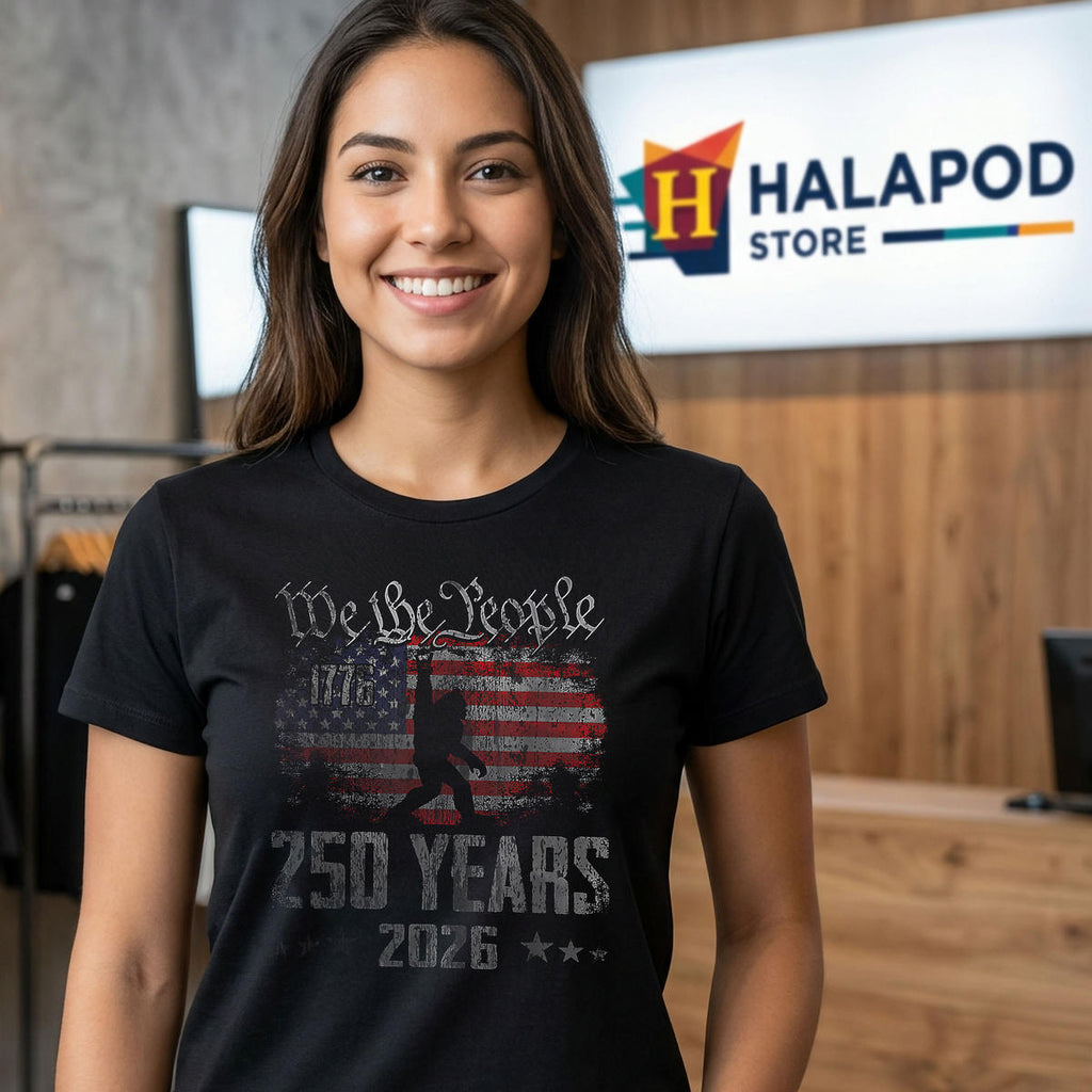 Bigfoot 4th Of July 250th Shirt 2026 USA 1776 250 Years Anniversary Apparel