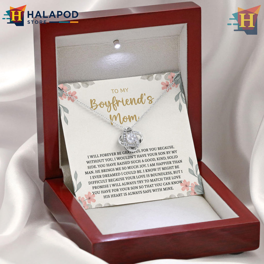 Boyfriends Mom Keepsake - Boundless Love Necklace For Mothers Day 2026