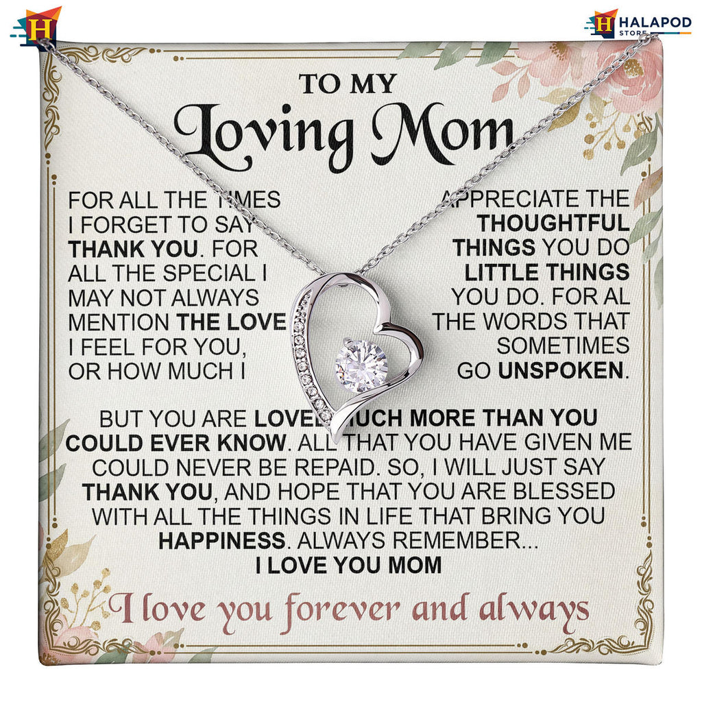 Bring You Happiness Message Jewelry - Mothers Day Gift 2026 For Loving Mom