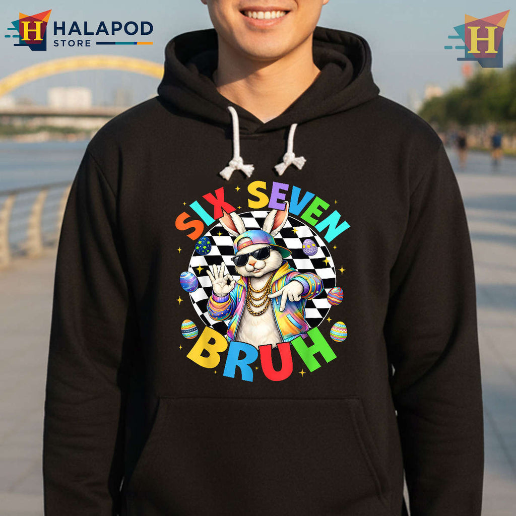 Bruh Hip Hop Rabbit Street Style Funny Easter Shirts