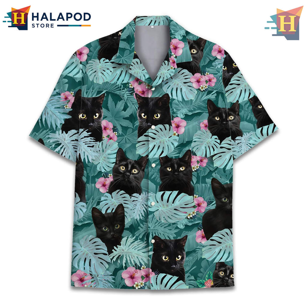 Cat Tropical Summer Beach Hawaiian Shirt 2026 Casual Mens Fan Apparel Gear