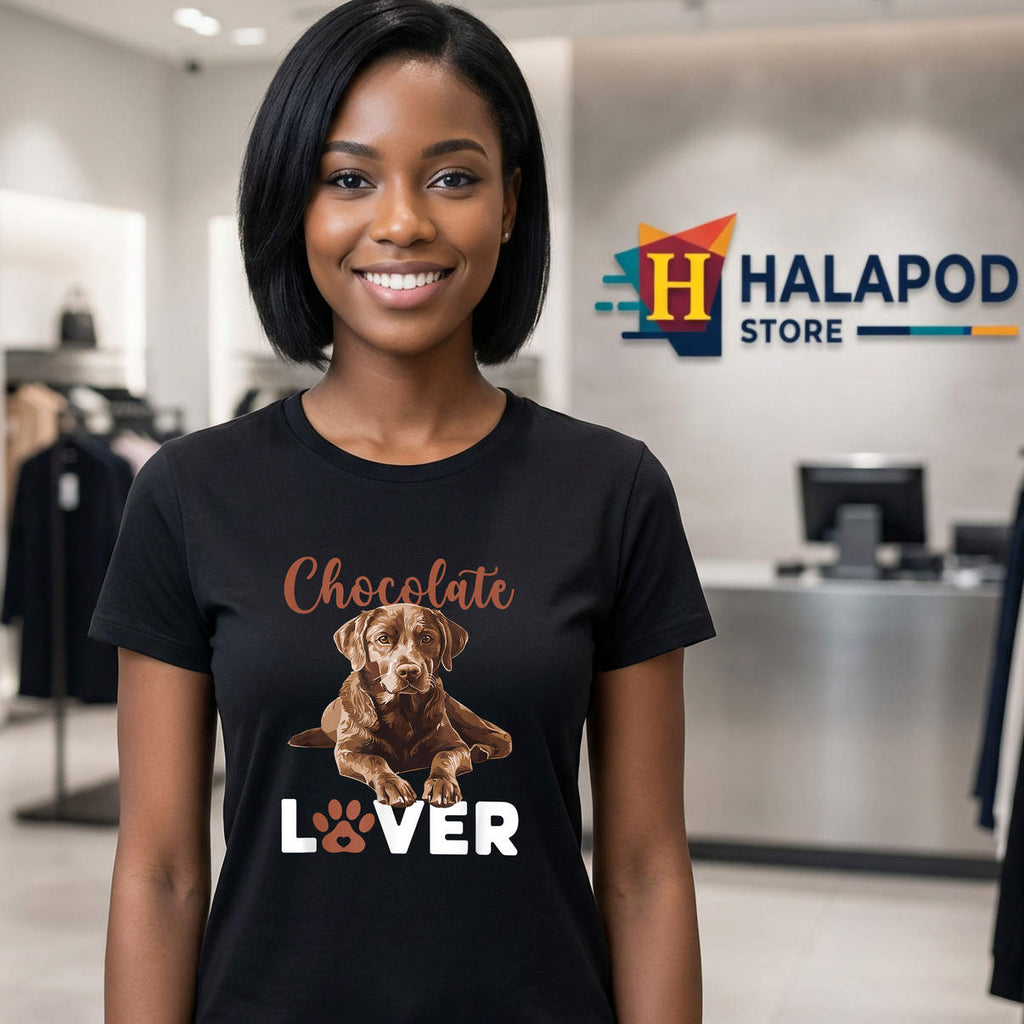 Chocolate Labrador Lover Dog Owner Shirt Funny Chocolate Lab Graphic Novelty
