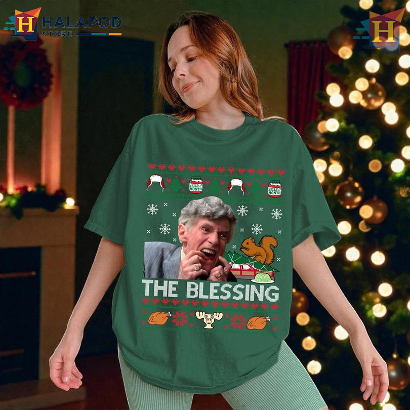 Christmas Shirt Family Matching Uncle Lewis The Blessing Ugly Xmas Vacation Tee