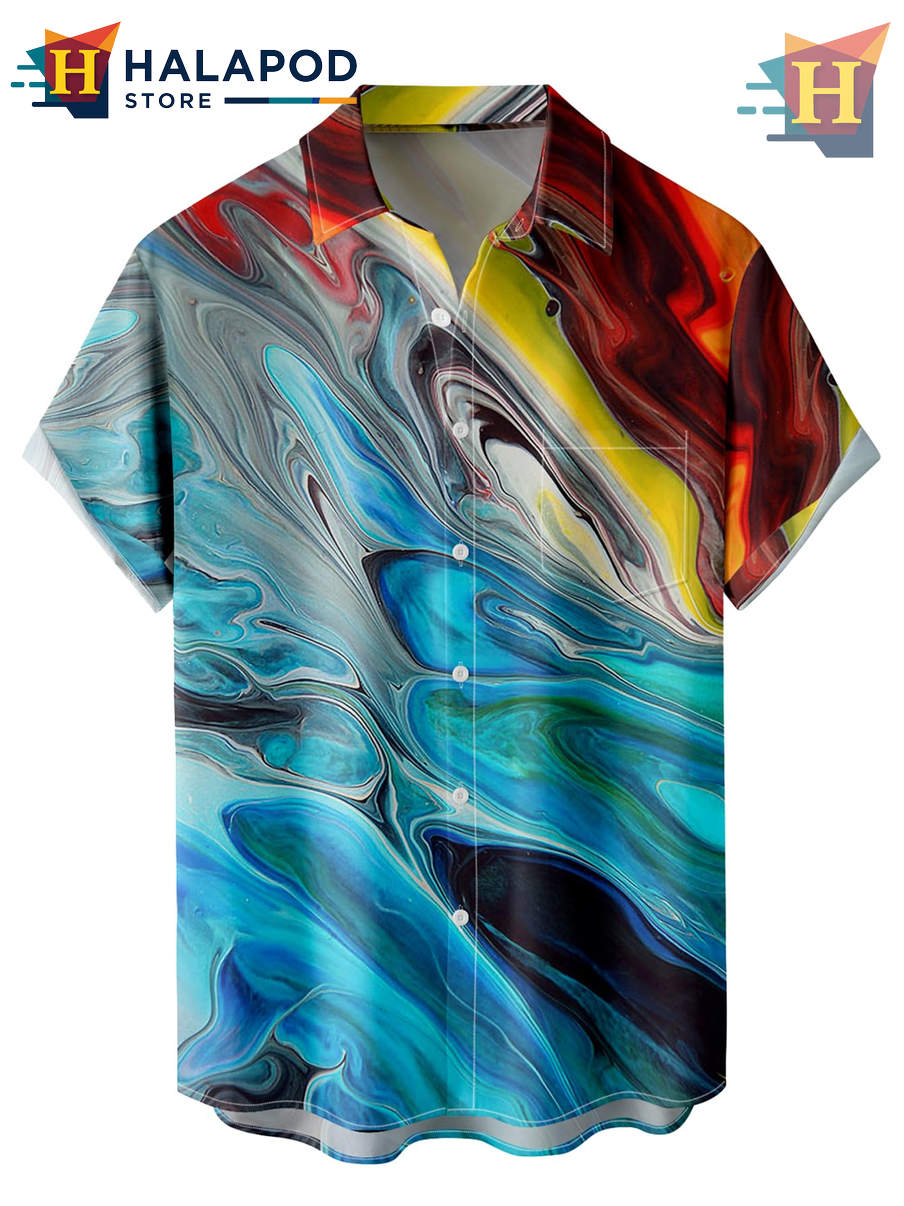 Colors Tropical Holiday Hawaiian Shirt 2026 Casual Beach Mens Fan Apparel Gear