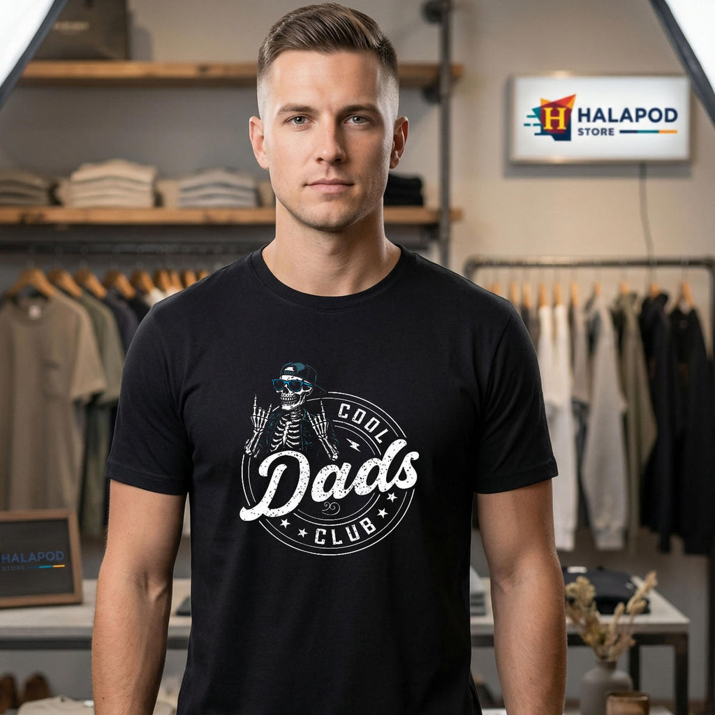 Cool Dads Club Fathers Day Shirt 2026 Funny Skeleton Men Apparel Fan Gift Gear