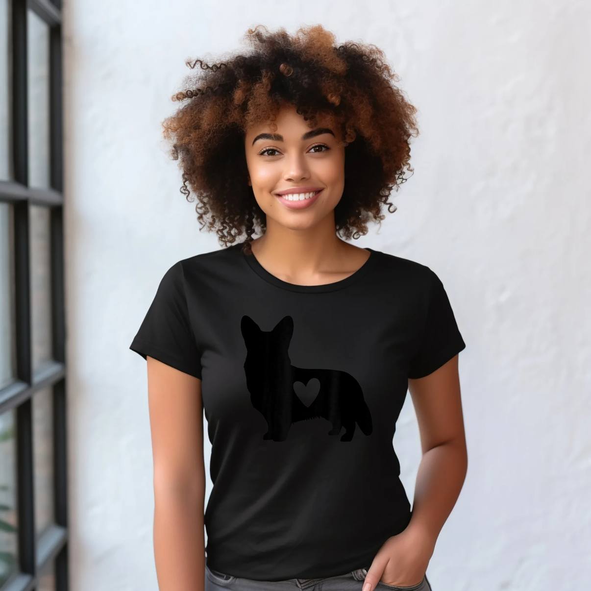 Corgi Heart Funny Pet Quote Shirt Dog Lover Graphic Design Apparel Mens