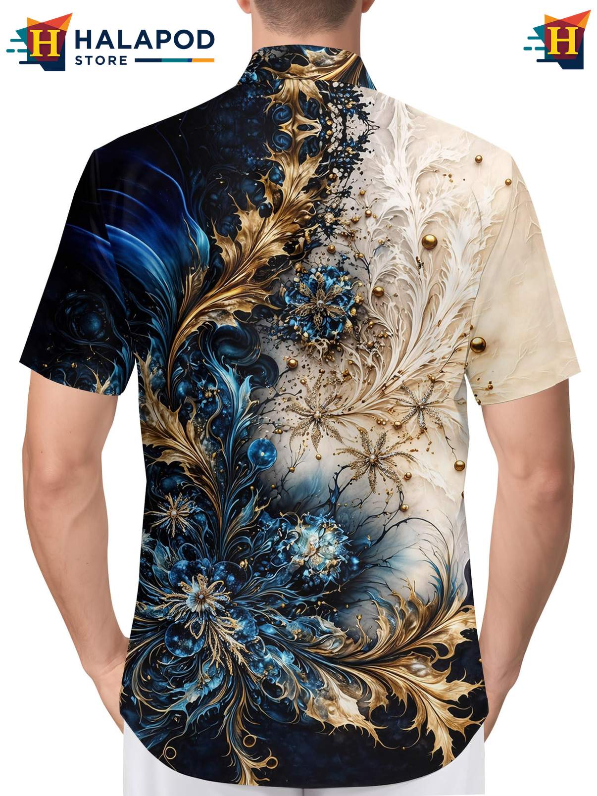 Crazy Graphic Aloha Shirt Mens Funny Novelty Button Down Summer Beach Wear