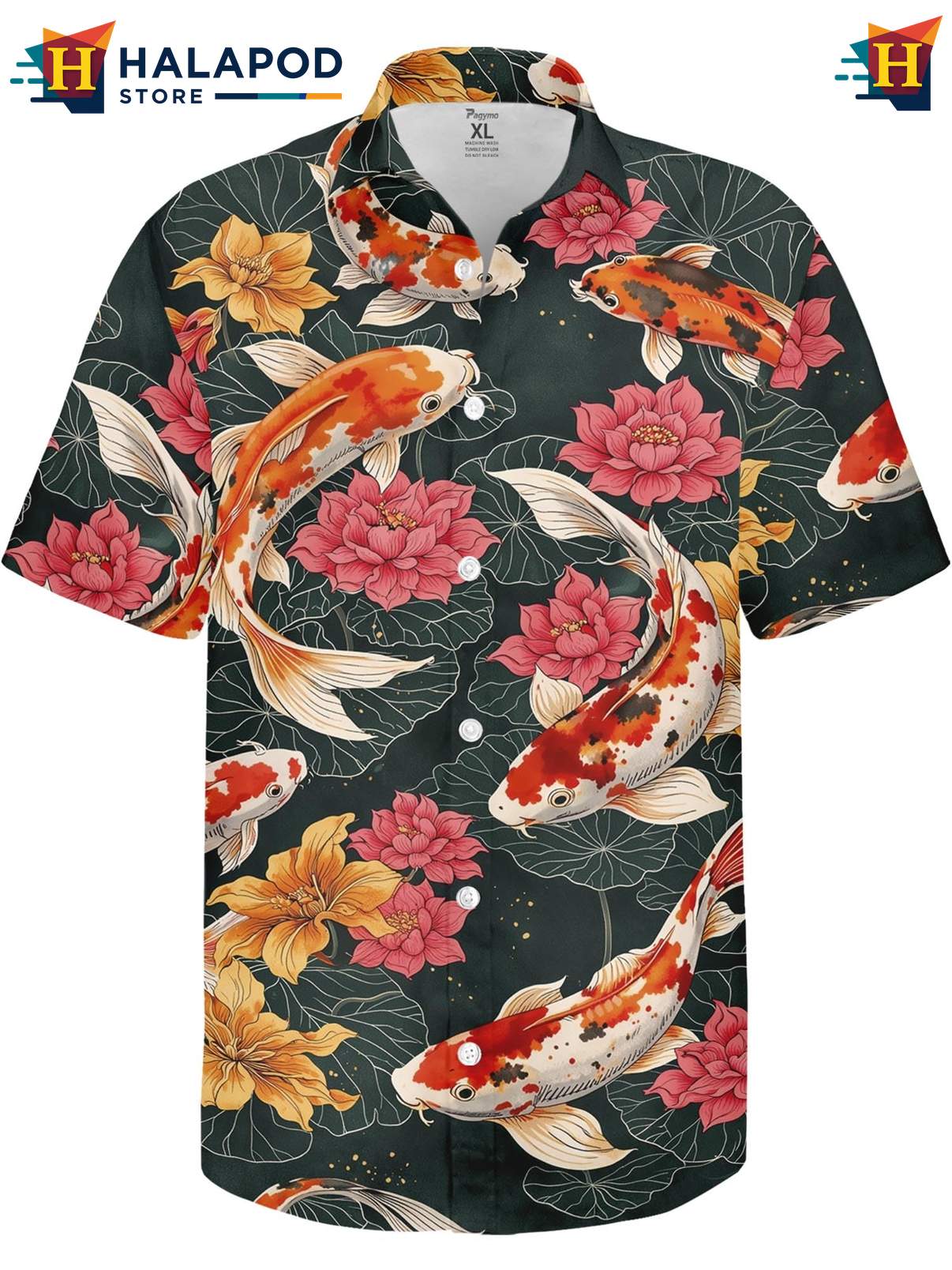 Crazy Graphic Summer Beach Shirt Mens Hawaiian Funny Novelty Button Down Top