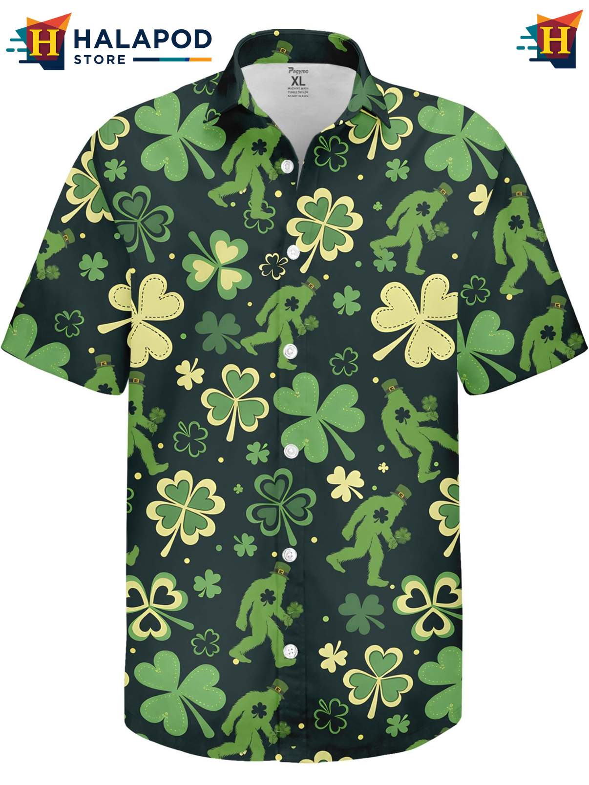 Crazy Graphic Tropical Button Down Shirt Mens Funny Novelty Summer Beach Wear