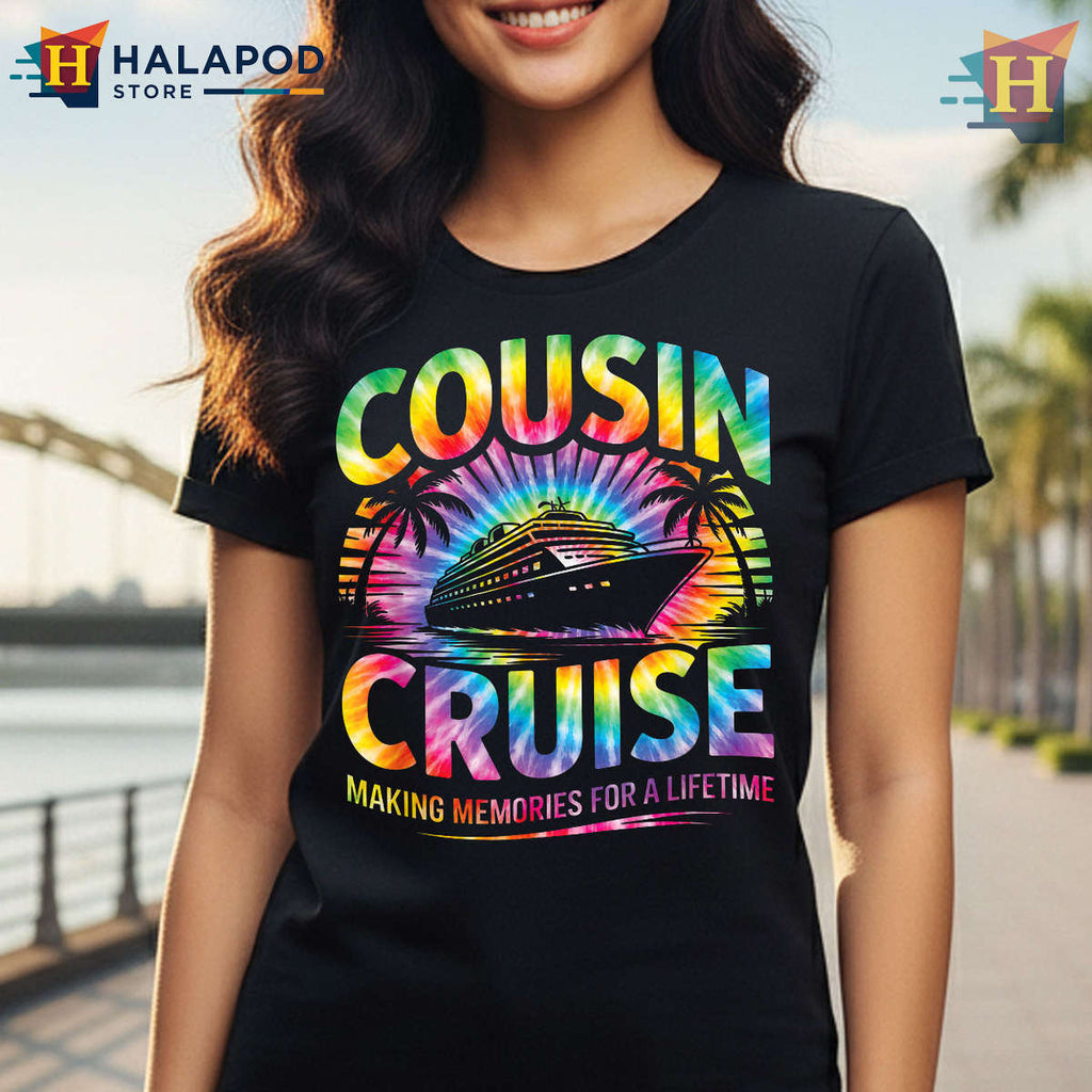Custom Cousin Cruise Matching Family Vacation Shirt Tie Dye Group Trip 2026