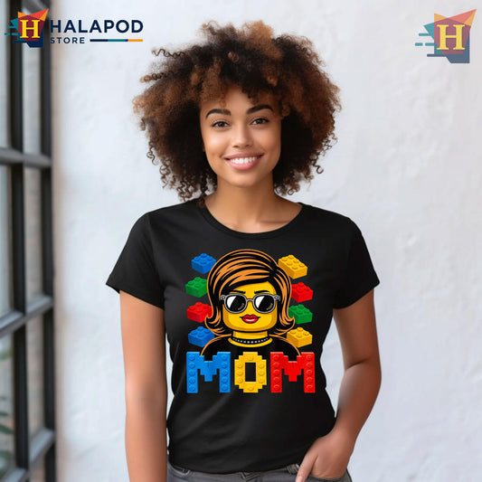 Family Master Builder Blocks Theme Mothers Day T Shirt