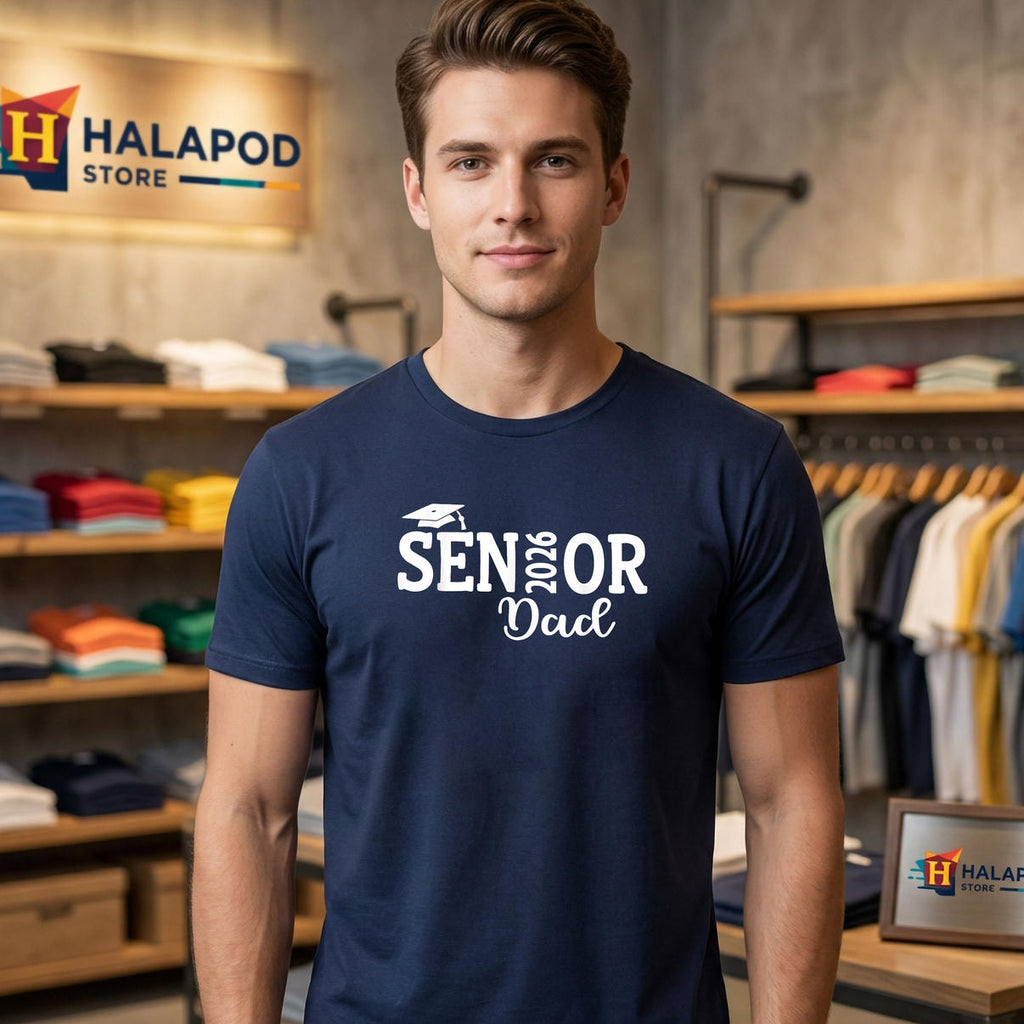 Father Class Of Proud Senior Dad Shirt 2026 Graduation Family Fan Apparel Gear