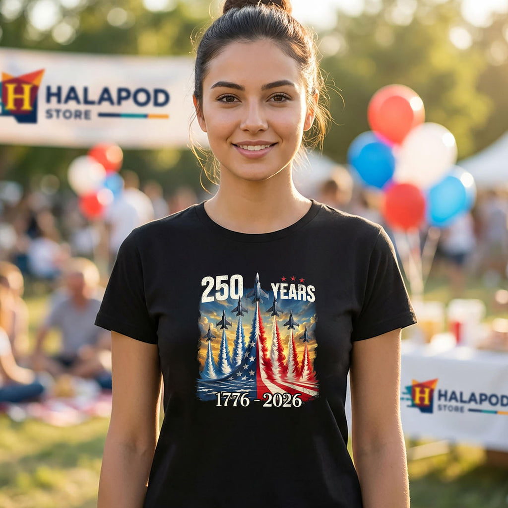 Fighter Jets USA Flag 250th Birthday Shirt 2026 Fourth Of July Fan Apparel
