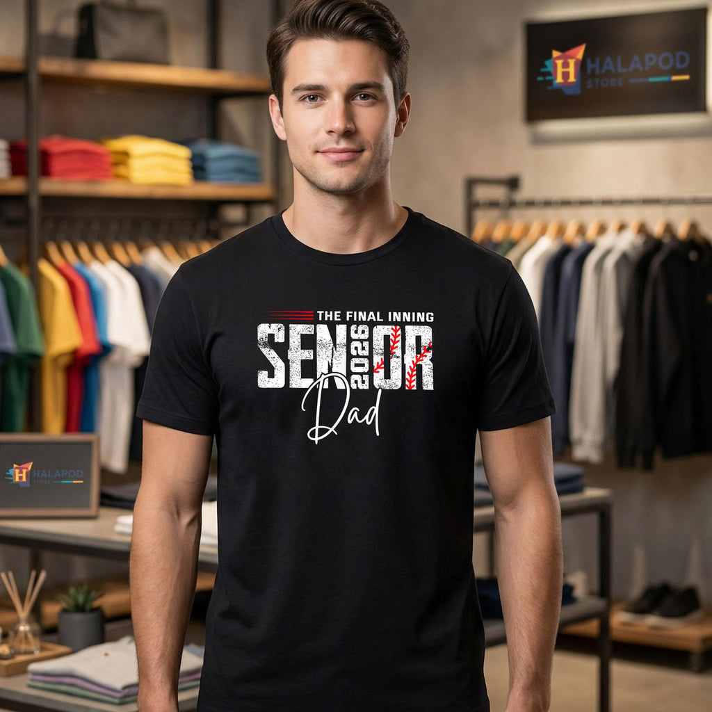 Final Inning Senior Dad Baseball Shirt 2026 Class Of Sport Family Fan Apparel