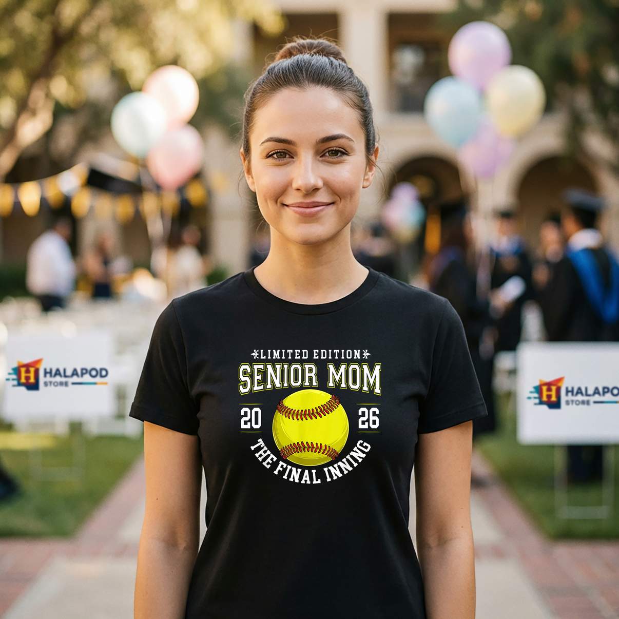 Final Inning Softball Mom 2026 Tee Shirt Senior Graduation Graphic Design For Men