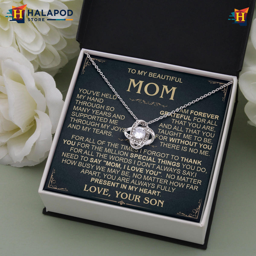 Forever Grateful Keepsake - Meaningful Mothers Day 2026 Gift From Son