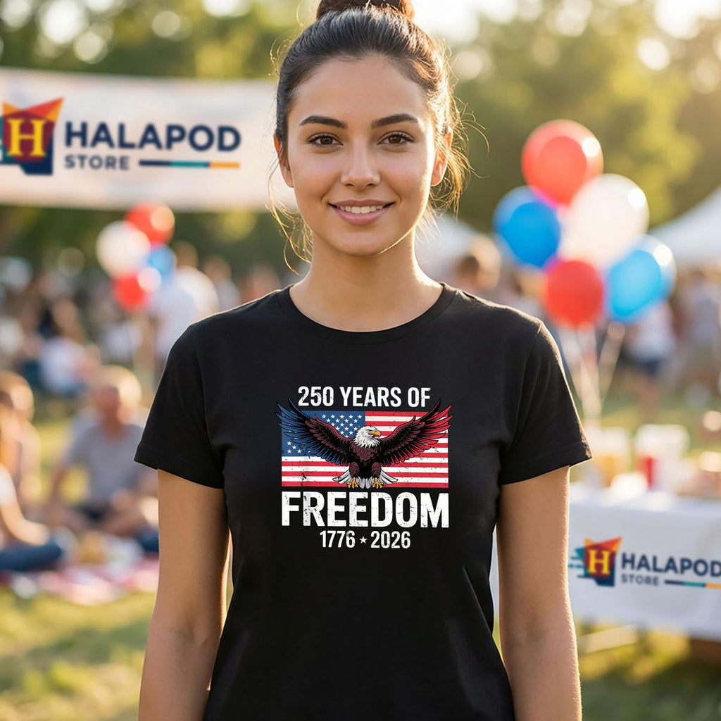 Freedom America Independence 250th Shirt 2026 Anniversary Day Fan Apparel