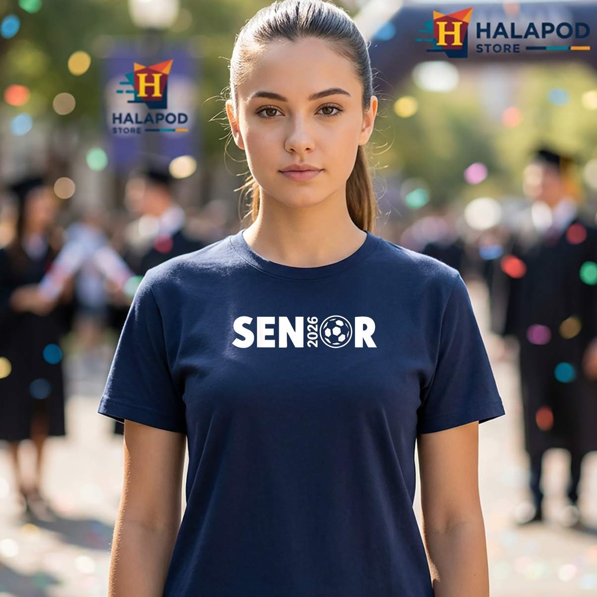 Fun Senior Soccer 2026 Shirt Class Of Graduate Back To School Graphic For Men