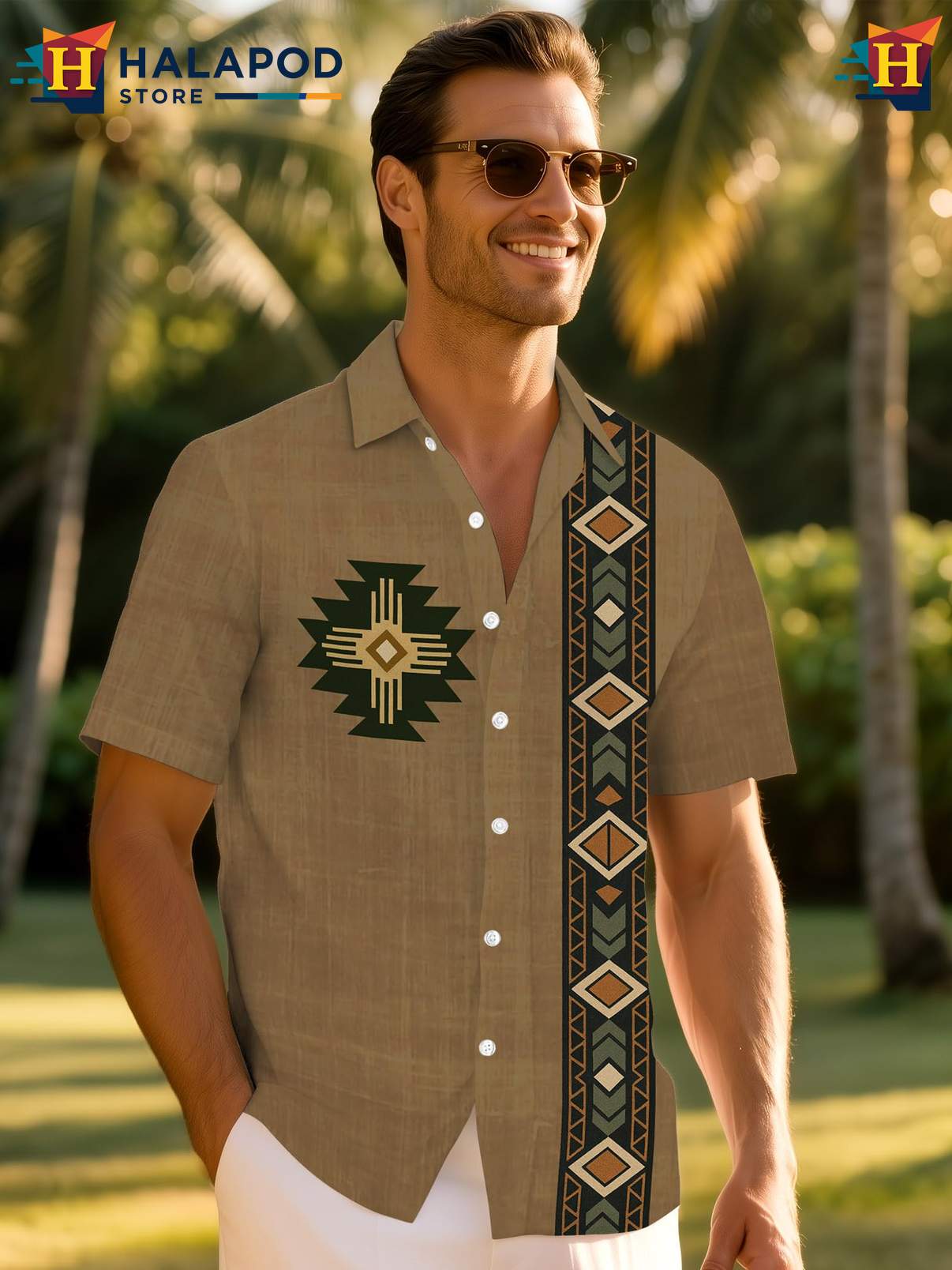 Funny Aloha Beach Shirt Mens Novelty Crazy Graphic Summer Holiday Button Down