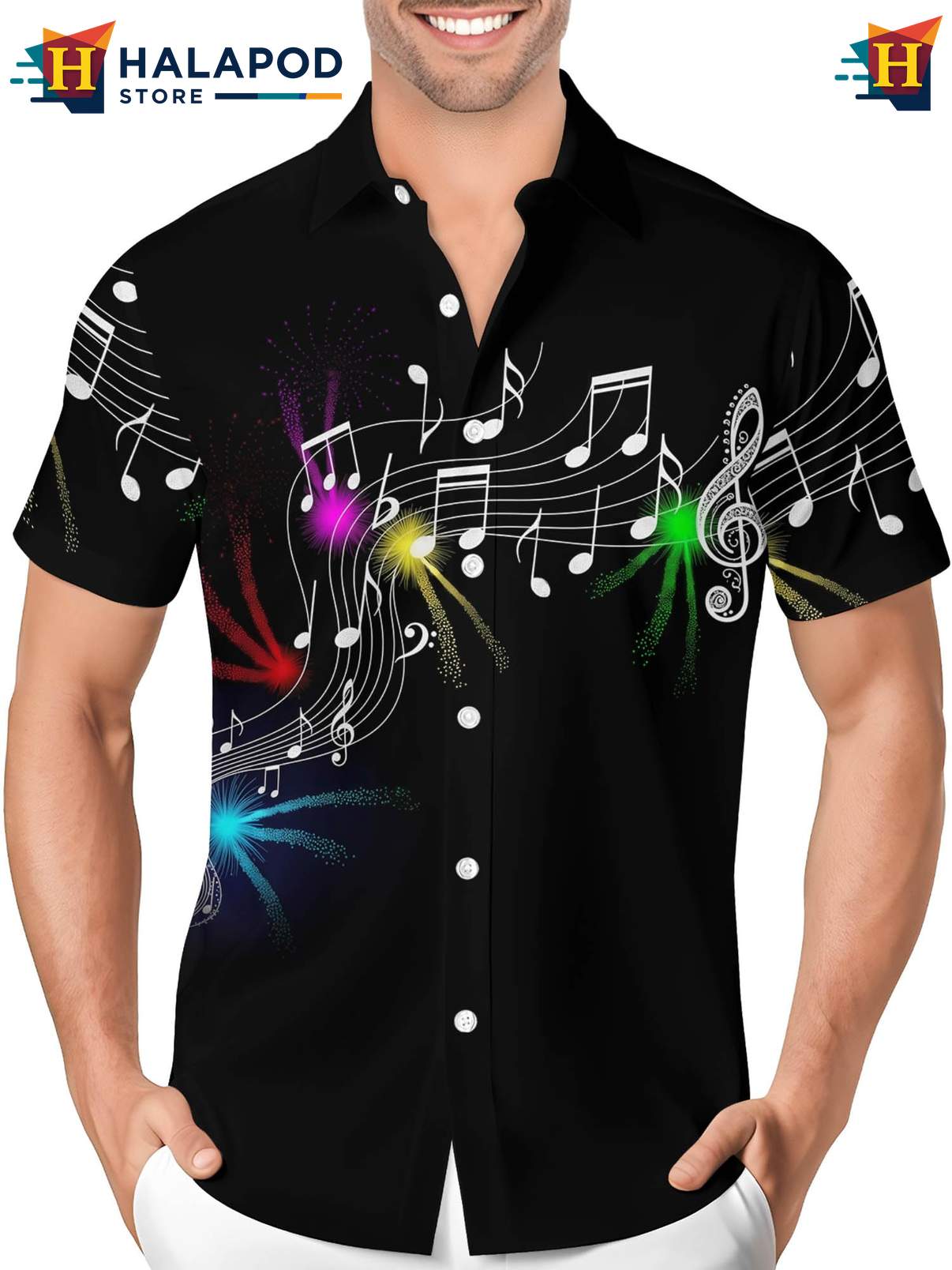 Funny Aloha Button Down Shirt Mens Novelty Crazy Graphic Summer Beach Outfit