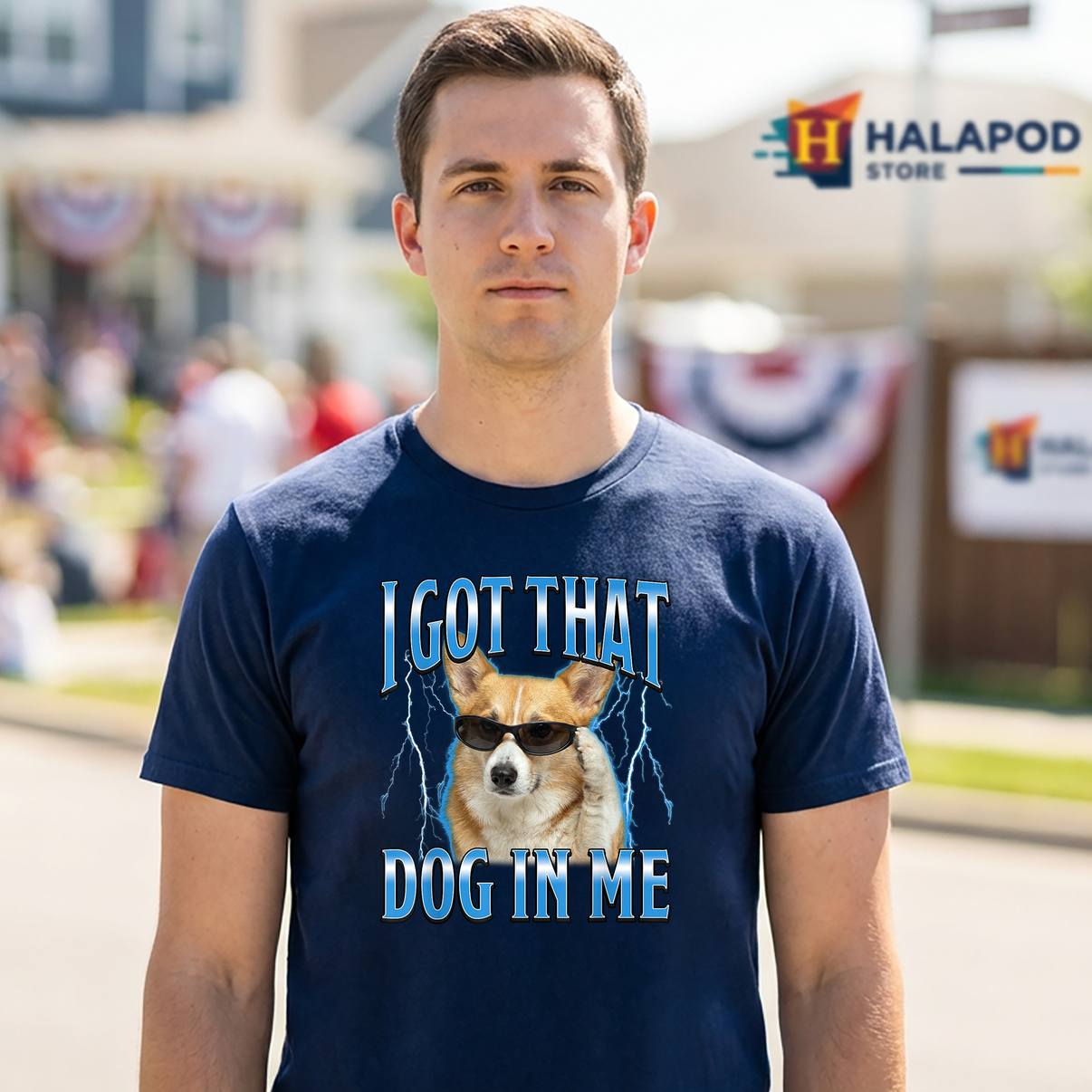 Funny Corgi Meme Dog In Me Shirt I Got That Quote Graphic Design For Mens