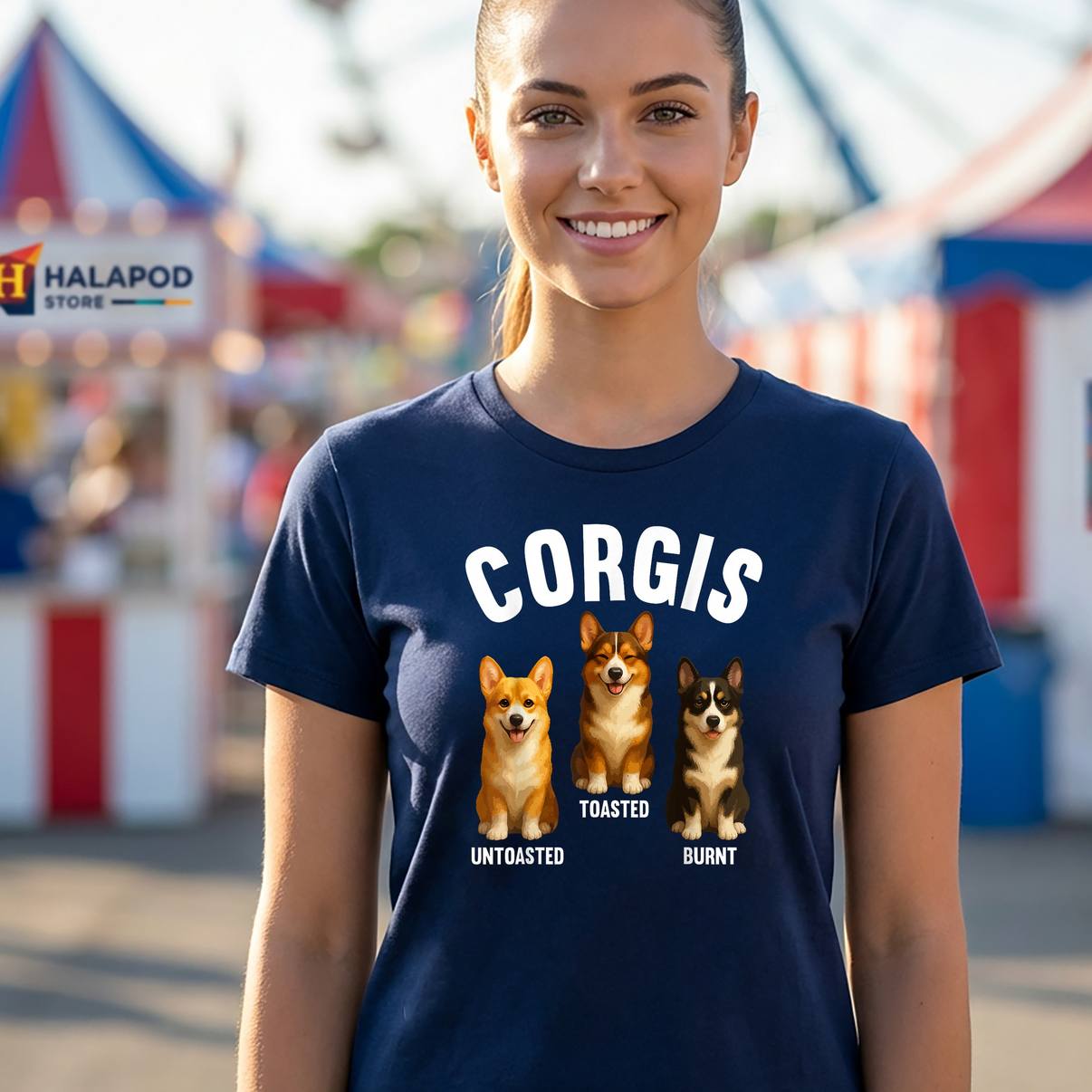 Funny Design Pet Dog Corgi T-Shirt Lovers For Men Women Kids Graphic Mens