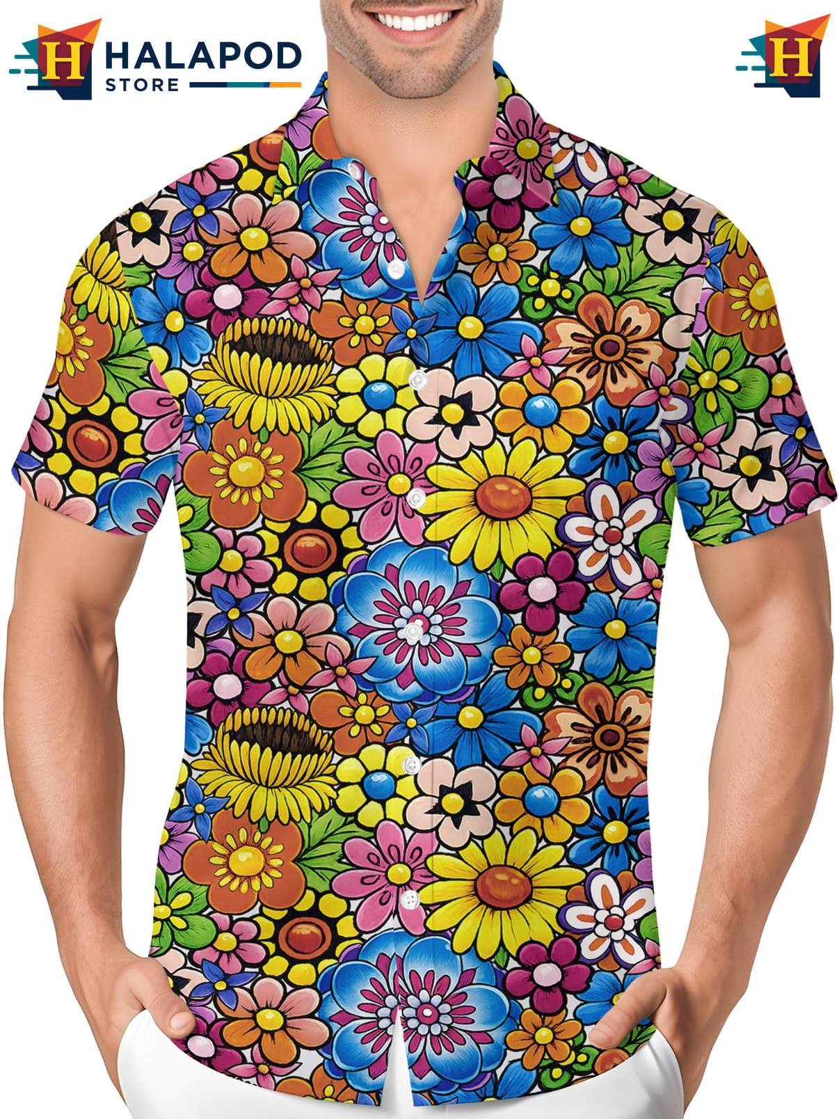 Funny Hawaiian Beach Shirt Mens Novelty Crazy Graphic Summer Holiday Clothing