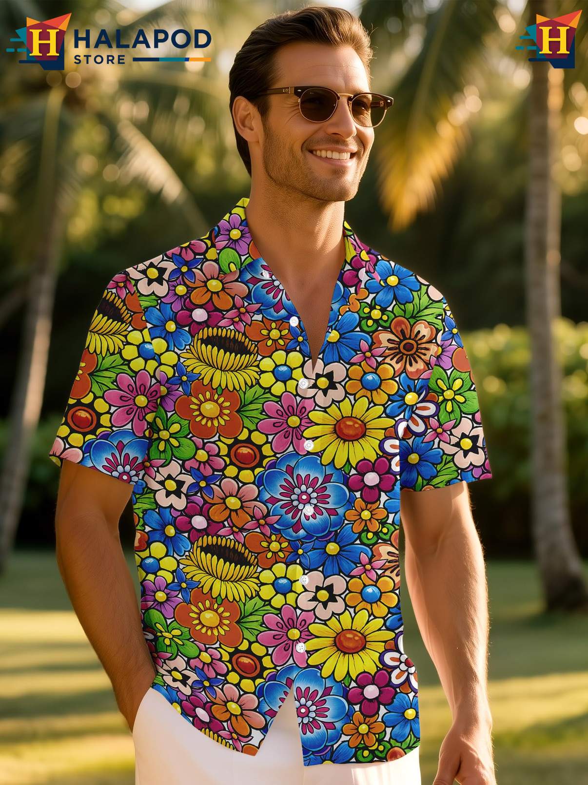 Funny Hawaiian Beach Shirt Mens Novelty Crazy Graphic Summer Holiday Clothing
