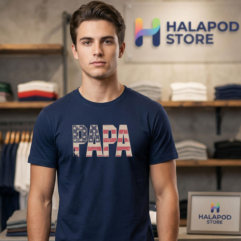 Funny Papa Fathers Day Shirt 2026 Art For Grandpa From Grandkids Fan Apparel