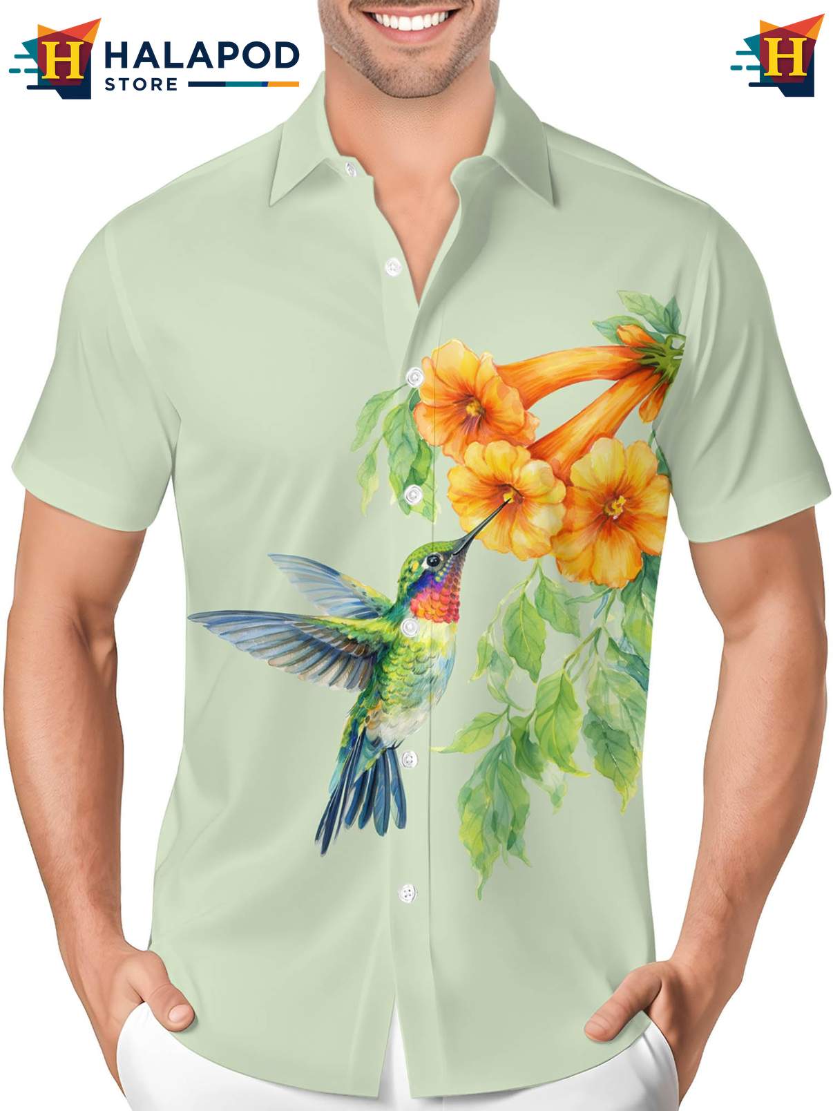 Funny Tropical Button Down Shirt Mens Novelty Crazy Graphic Summer Beach Wear