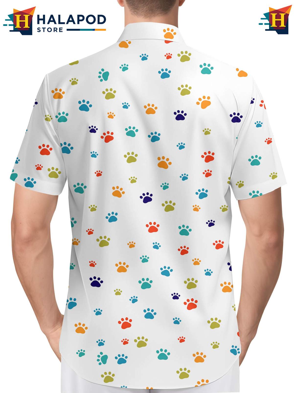 Funny Tropical Shirt Mens Novelty Crazy Graphic Button Down Summer Beachwear
