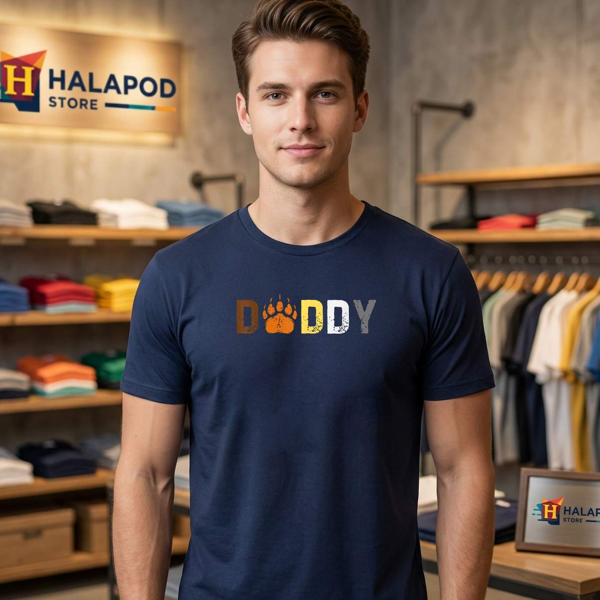 Gay Daddy Bear Pride TShirt Subtle Retro Style LGBTQ Funny Meme Graphic For Men