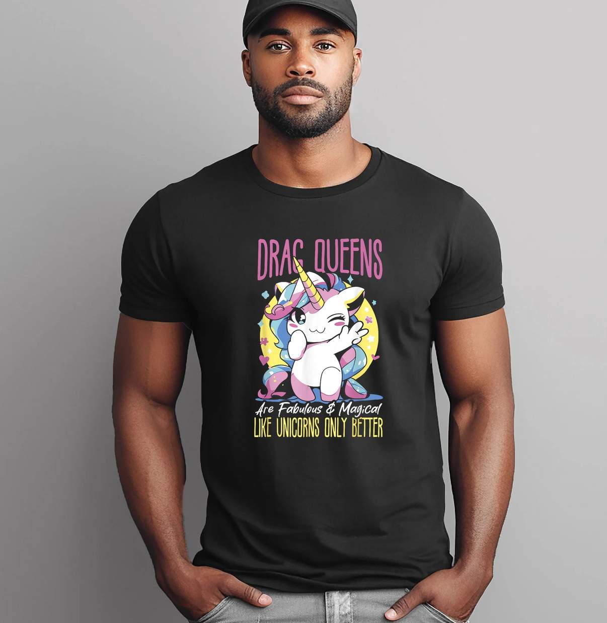 Gay LGBTQ Drag Queen T-Shirt Necessities Merchandise Funny Meme Graphic For Mens