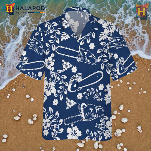 Hawaiian Themed Shirts with Arborist Designs for Outdoor and Nature Lovers