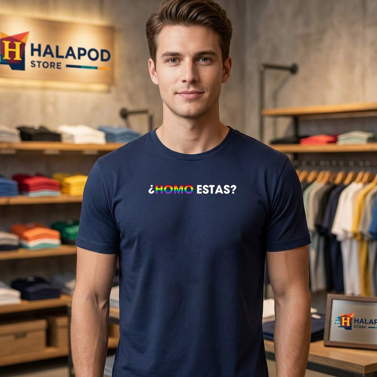 Homo Estas Spanish Mexican Shirt Funny Gay Pride Ally LGBTQ Month Graphic Men