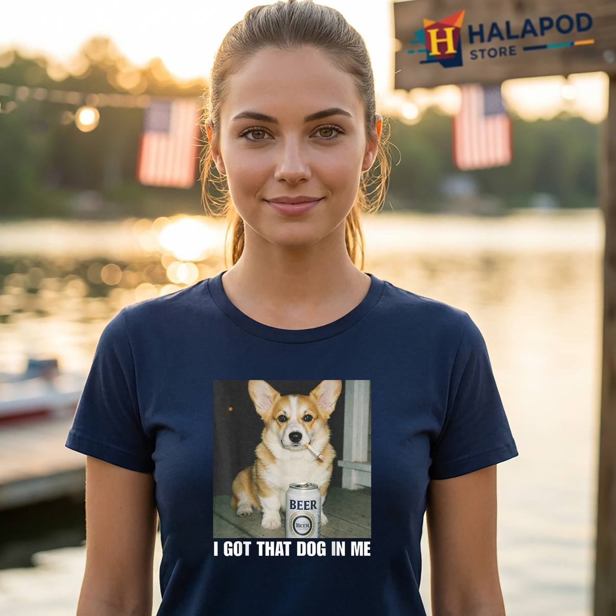 I Got That Dog In Me Corgi TShirt Funny Meme Quote Graphic Design For Mens