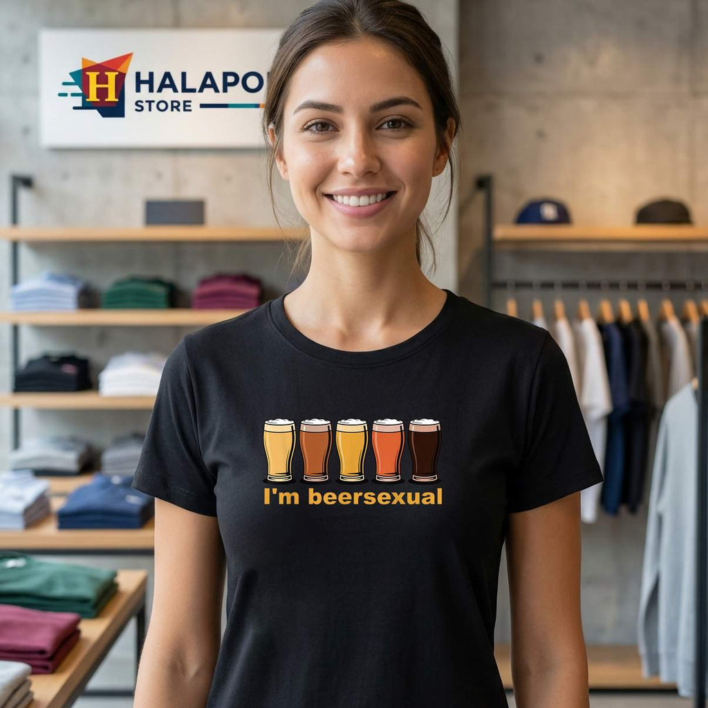 Im Beersexual Celebrate Shirt Diversity Funny LGBTQ Beer Drinking Graphic Men