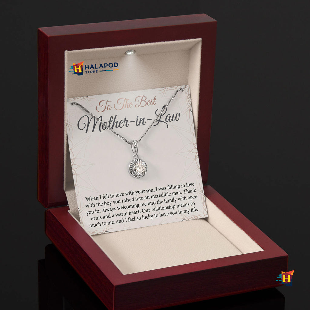 Incredible Man Message Card Pendant - Mothers Day 2026 Gift For Mother In Law