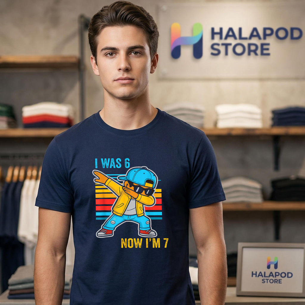 Kids Boys 67 Meme Sport Dabbing Shirt 2026 I Was 6 Now Im 7 Birthday Fan Gear